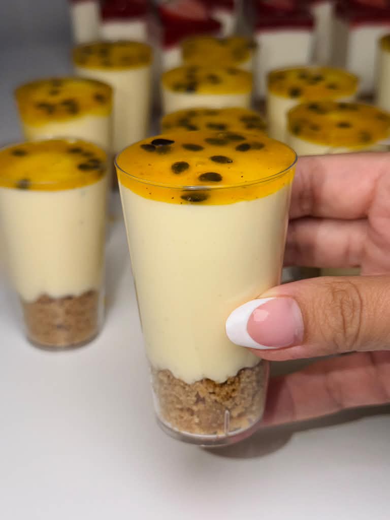 Passion fruit cheesecake